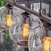Koyoto Lámpara Colgante Cristal 20 cm Transparente, 3 luces