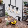 Koyoto Lámpara Colgante Cristal 20 cm Transparente, 3 luces