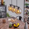 Koyoto Lámpara Colgante Cristal 20 cm Colores ámbar, 3 luces