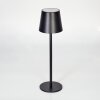 Allen Lámpara de mesa LED Negro, 1 luz