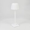 Longchamps Lámpara de mesa LED Blanca, 1 luz