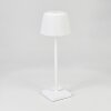 Longchamps Lámpara de mesa LED Blanca, 1 luz