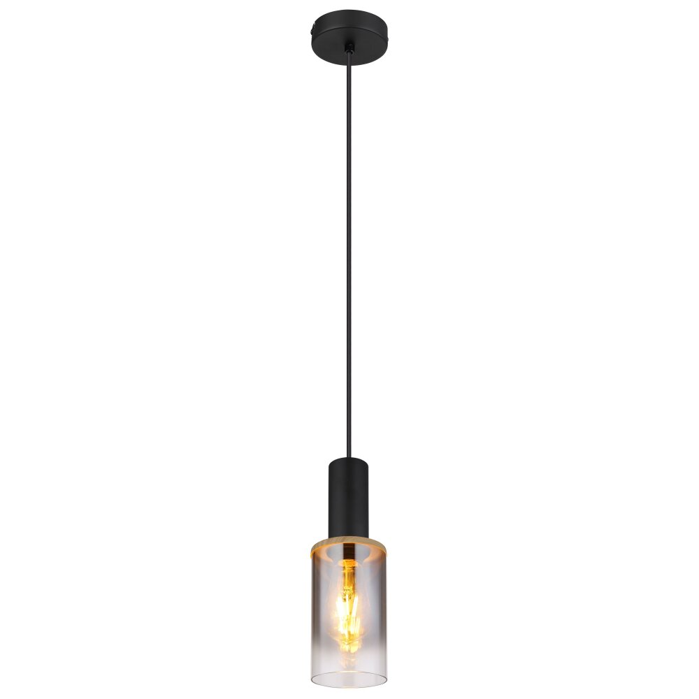 Globo CLASSIS Lámpara Colgante Negro, 1 luz main product photo