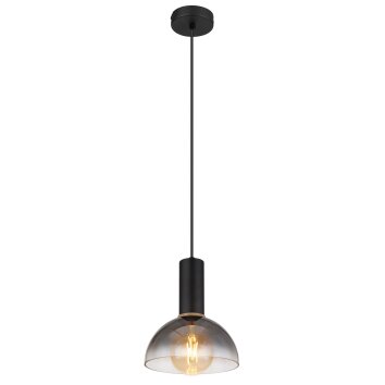 Globo CLASSIS Lámpara Colgante Negro, 1 luz