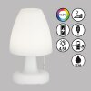 FHL easy Termoli Lámpara de mesa LED Blanca, 1 luz, Cambia de color