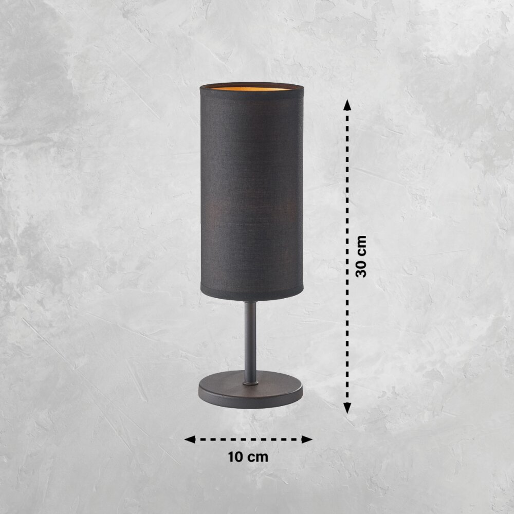 FHL easy Kira Lámpara de mesa Negro, 1 luz main product photo