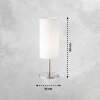 FHL easy Kira Lámpara de mesa Níquel-mate, 1 luz
