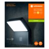 LEDVANCE ENDURA® Aplique para exterior Gris, 1 luz, Sensor de movimiento