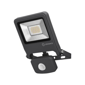 LEDVANCE ENDURA® Foco proyector jardin Gris, 1 luz, Sensor de movimiento