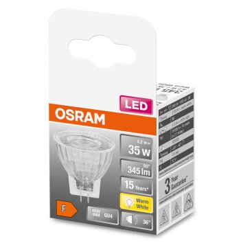 OSRAM LED STAR GU4 4,2 W 2700 Kelvin 345 Lumen
