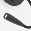 Brilliant Jutta Aplique LED Negro, 1 luz