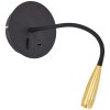 Brilliant Jutta Aplique LED Negro, 1 luz