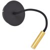 Brilliant Jutta Aplique LED Negro, 1 luz