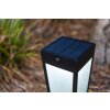 Lutec Dias Lámpara solare LED Negro, 1 luz, Sensor de movimiento, Cambia de color