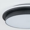 Caucete Lámpara de techo para exterior LED Negro, 1 luz