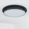 Caucete Lámpara de techo para exterior LED Negro, 1 luz