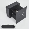 Tamarin Aplique para exterior LED Negro, 2 luces