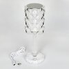 Toire Lámpara de mesa LED Transparente, claro, Blanca, 1 luz