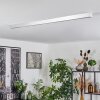 Dubuisson Lámpara de Techo LED Aluminio, 1 luz, Mando a distancia