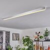 Dubuisson Lámpara de Techo LED Aluminio, 1 luz, Mando a distancia