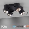 Paul Neuhaus PURE-NOLA Lámpara de Techo LED Negro, 4 luces