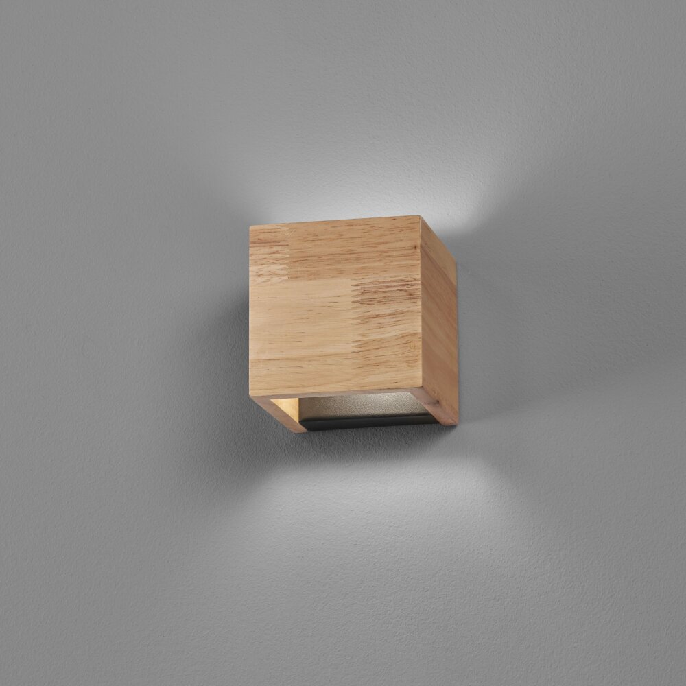 Fischer & Honsel Paloma Aplique LED Madera clara, 1 luz main product photo