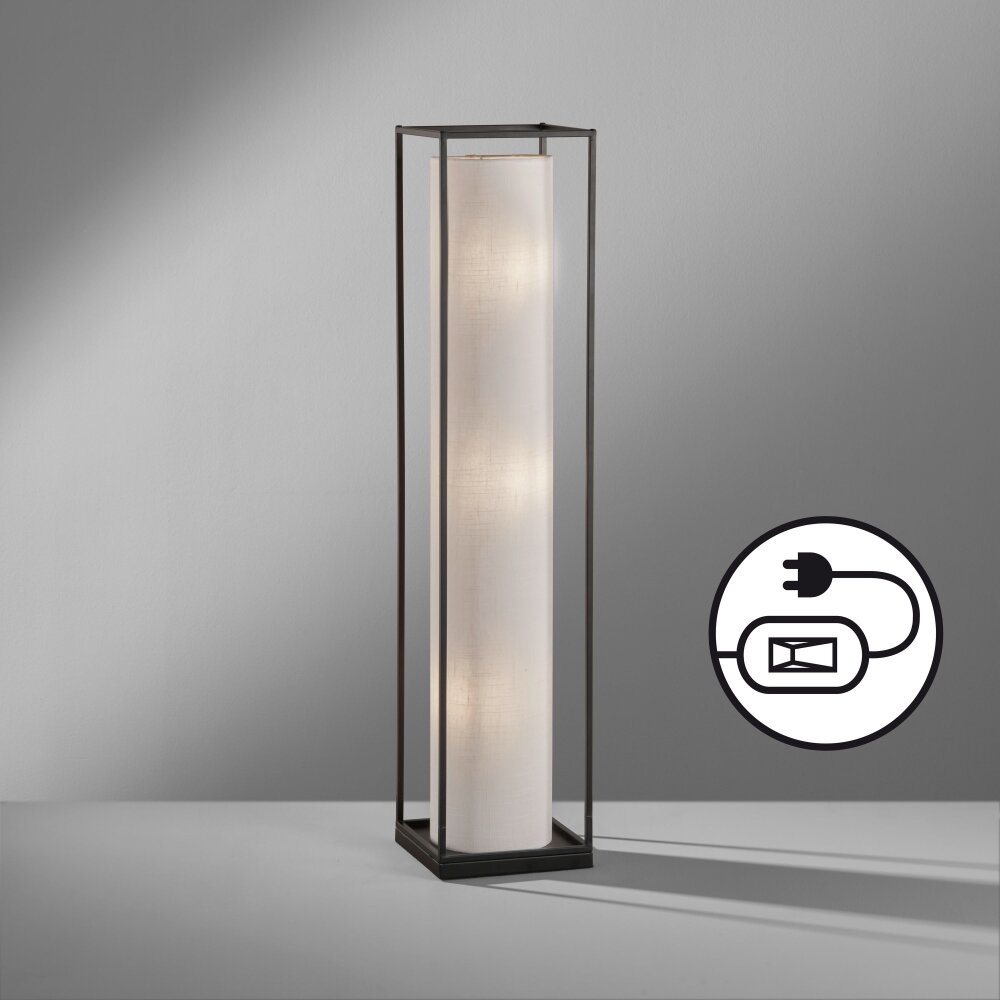 Fischer & Honsel Thor Lámpara de Pie Negro, 3 luces main product photo