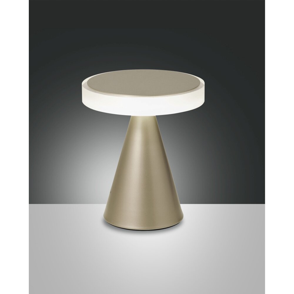 Fabas Luce Neutra Lámpara de Mesa LED dorado, 1 luz main product photo