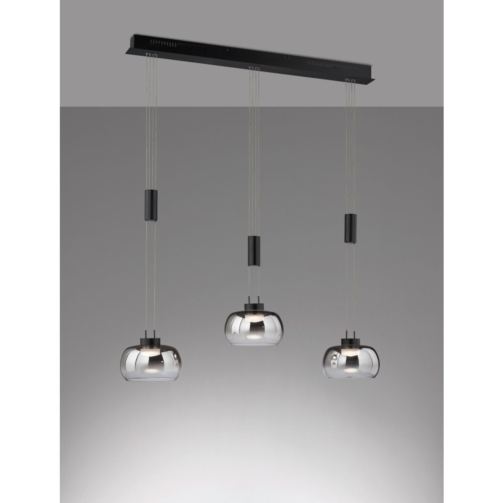 Fischer & Honsel Arosa Lámpara Colgante LED Negro, 3 luces main product photo