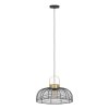 Eglo ROUNDHAM Lámpara Colgante Latón, Negro, 1 luz