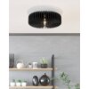 Eglo PALOMBAIA Lámpara de Techo Negro, 1 luz