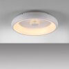 Leuchten-Direkt VERTIGO Lámpara de Techo LED Blanca, 1 luz, Mando a distancia