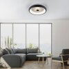 Leuchten-Direkt VERTIGO Lámpara de Techo LED Negro, 1 luz, Mando a distancia