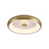 Leuchten-Direkt VERTIGO Lámpara de Techo LED dorado, 1 luz, Mando a distancia