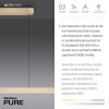 Paul Neuhaus PURE-MOTO-RISE Lámpara Colgante LED dorado, 3 luces, Mando a distancia