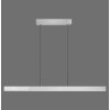 Paul Neuhaus PURE-MOTO-RISE Lámpara Colgante LED Plata, 3 luces, Mando a distancia