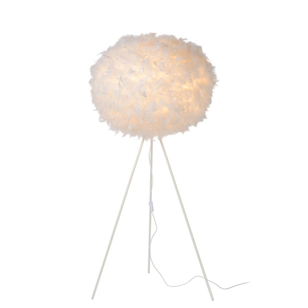 Lucide GOOSY SOFT Lámpara de Pie Blanca, 1 luz main product photo