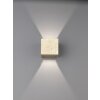 Fischer & Honsel Wall Aplique LED dorado, 2 luces