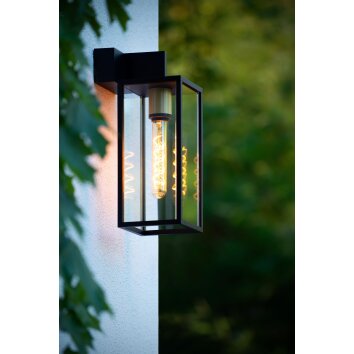 Lucide LAURENS Aplique para exterior Negro, 1 luz