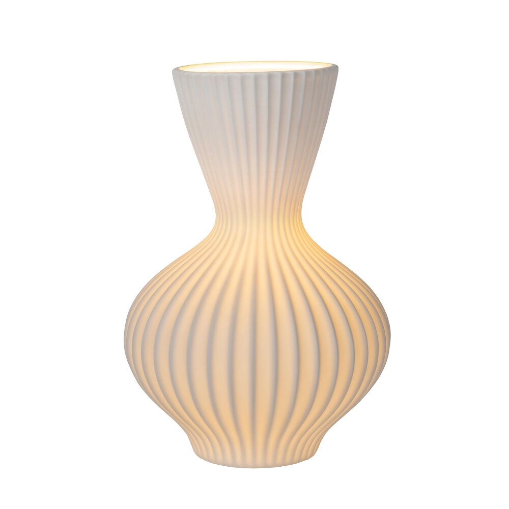 Lucide MOMORO Lámpara de mesa Blanca, 1 luz main product photo