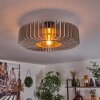 Konbongou Lámpara de Techo Negro, 1 luz