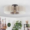 Konbongou Lámpara de Techo Negro, 1 luz