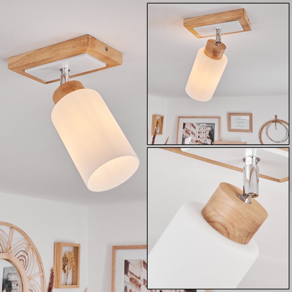 Represita Lámpara de Techo Crudo, Blanca, 1 luz main product photo