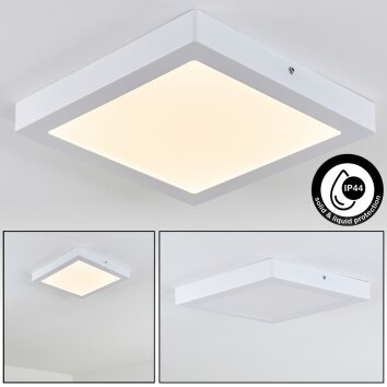 Leto Lámpara de techo para exterior LED Blanca, 1 luz