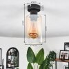 Hunouri Lámpara de Techo Negro, 1 luz