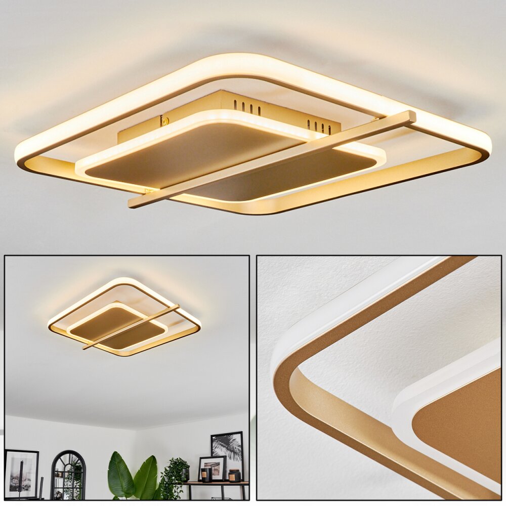 Evolene Lámpara de Techo LED dorado, 1 luz main product photo