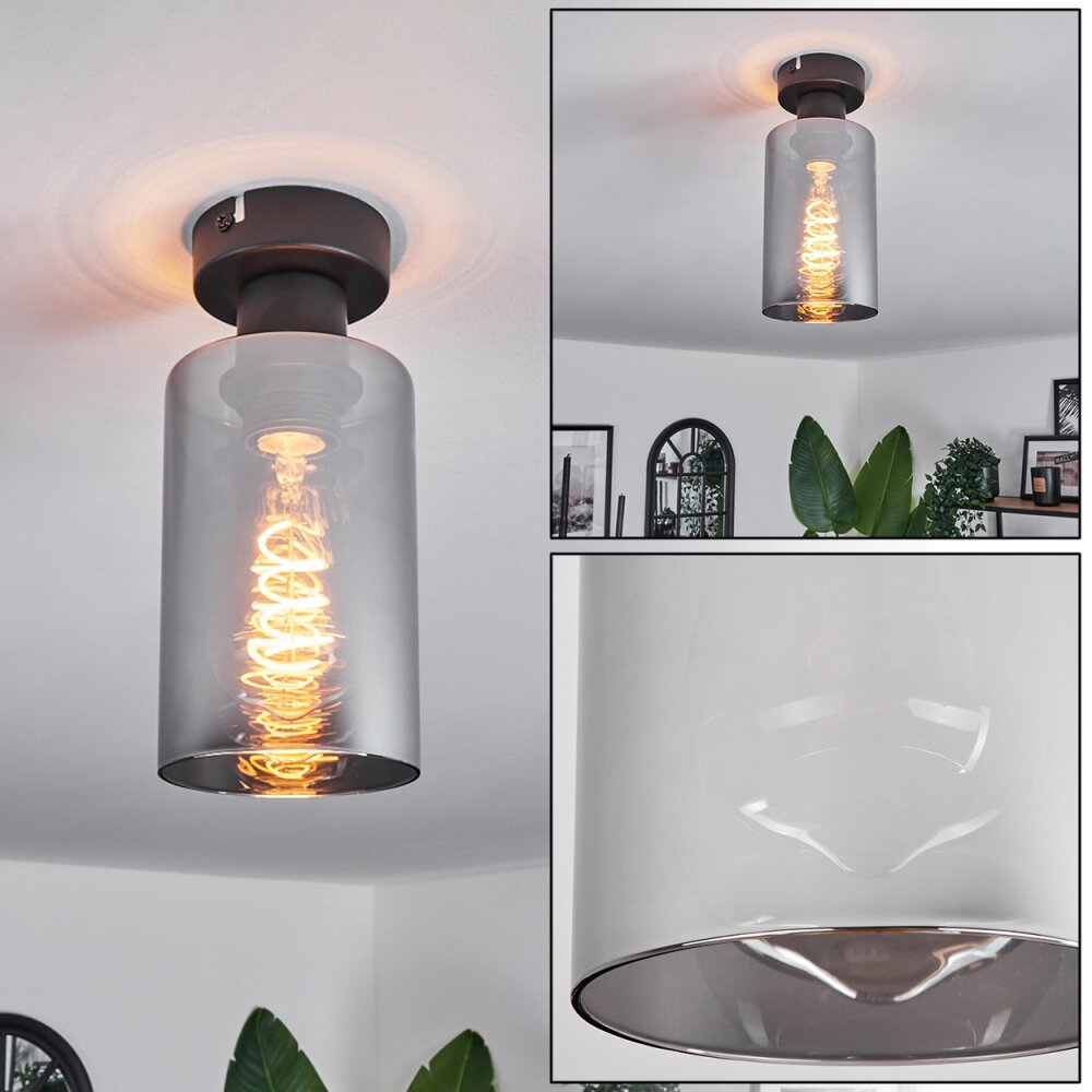 Hunouri Lámpara de Techo Negro, 1 luz main product photo