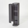 Reigolil Columna caja de enchufes Antracita, Negro