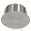 Steinhauer Piola Lámpara Colgante LED Acero bruñido, 2 luces