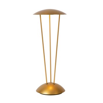 Lucide RENEE Lámpara de mesa LED dorado, Latón, 1 luz